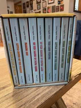Laura Ingalls Wilder Little House Box Set - Light Blue Spines